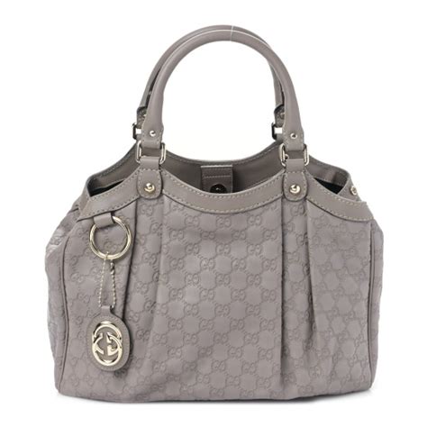 GUCCI Guccissima Medium Sukey Tote Taupe 